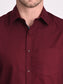 STS-003-Men Maroon Relaxed Casual Shirt